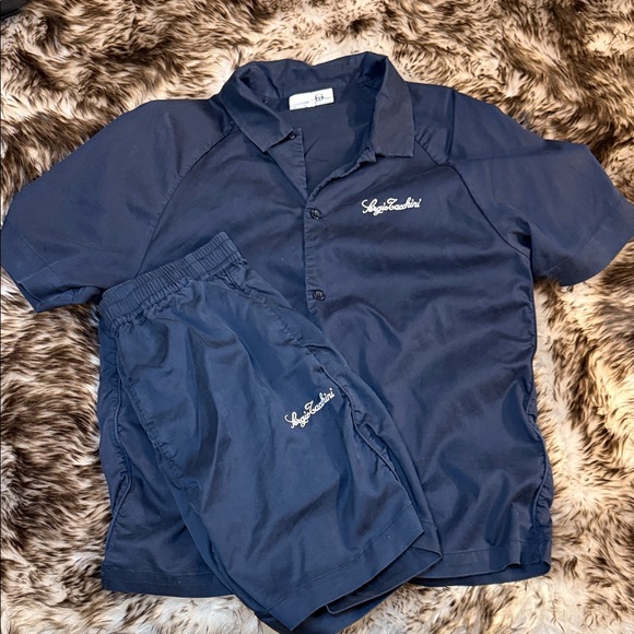 Sergio Tacchini Other - Sergio Tacchini Navy Blue Men Cabana Short Set